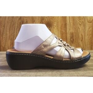 Clarks Delana Venna Slide Sandals Women's Size 9 Gold